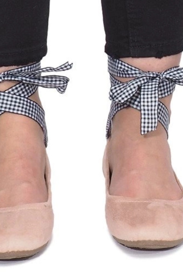 Sapatos pretos com pérolas, 588C-12A 2