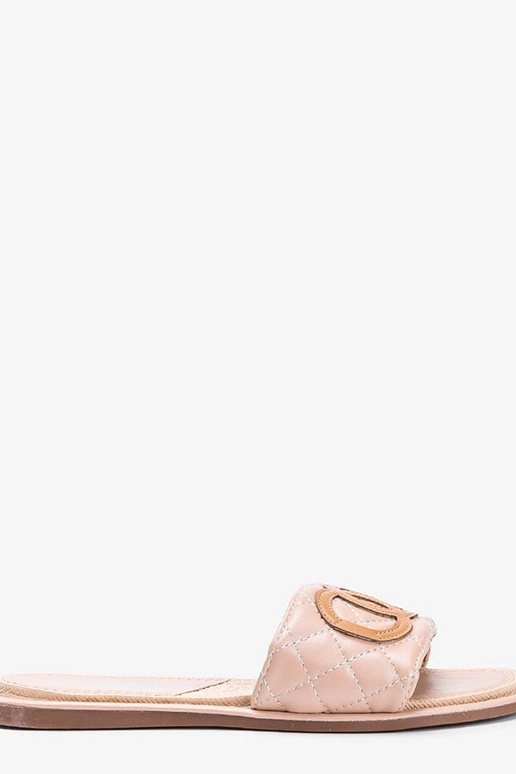 Sandálias femininas bege, "Ypsy"