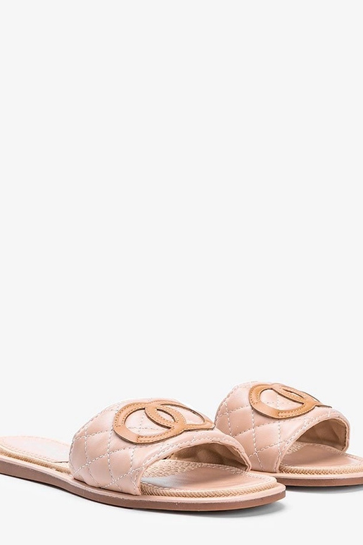 Sandálias femininas bege, "Ypsy"