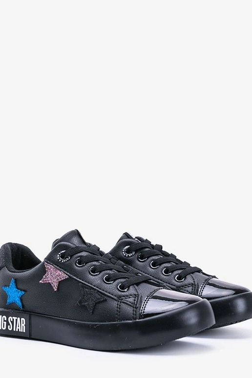 Sapatilhas infantis pretas, „Big Star" Sapatilhas infantis pretas, „Big Star"