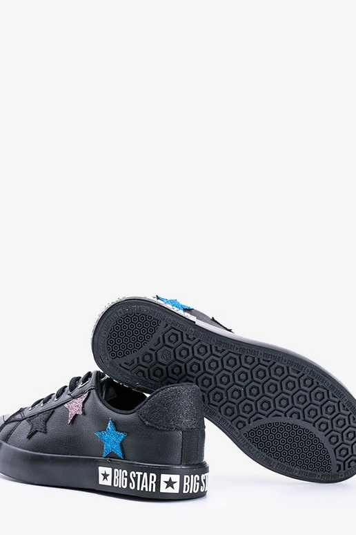 Sapatilhas infantis pretas, „Big Star" Sapatilhas infantis pretas, „Big Star"