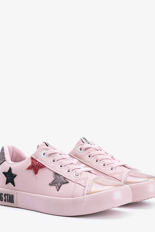 Sapatilhas infantis rosas, „Big Star" Sapatilhas infantis rosas, „Big Star"