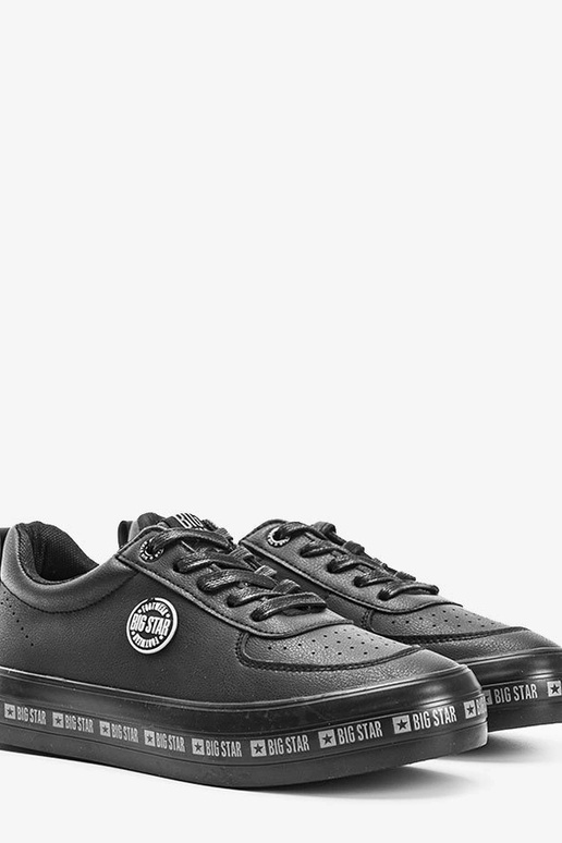 Tênis Big Star cano baixo clássico preto