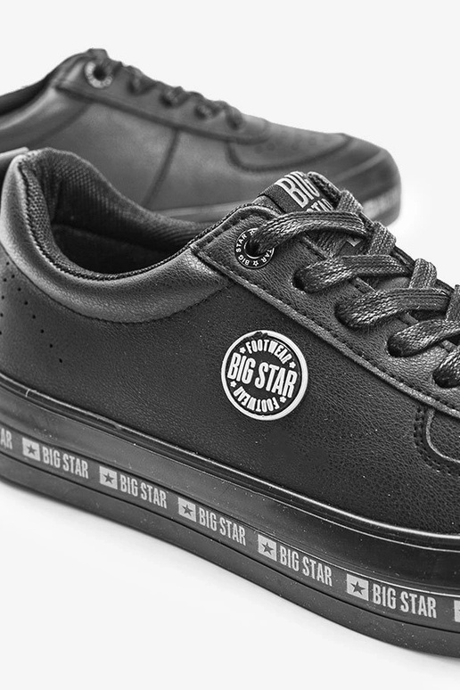 Tênis Big Star cano baixo clássico preto