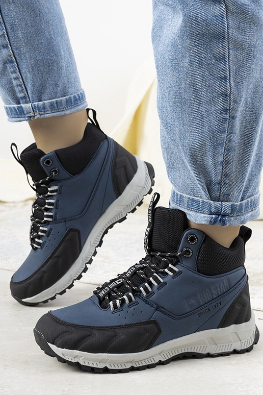 Botas de trekking azul marinho, "Big...