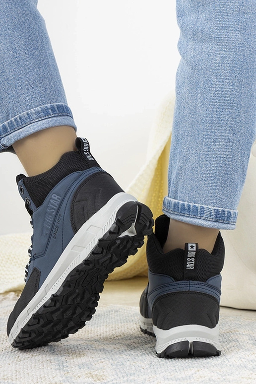 Botas de trekking azul marinho, "Big...