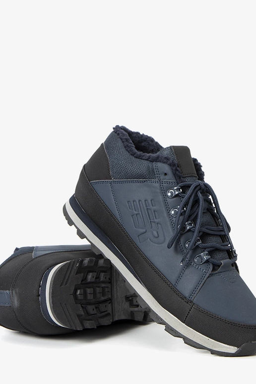 Botas masculinas de inverno azul...