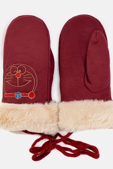 Luvas infantis Burgundy Kitty