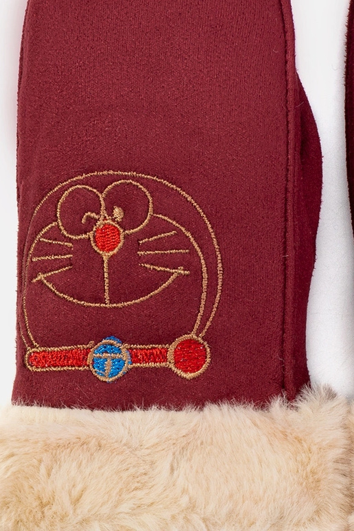 Luvas infantis Burgundy Kitty