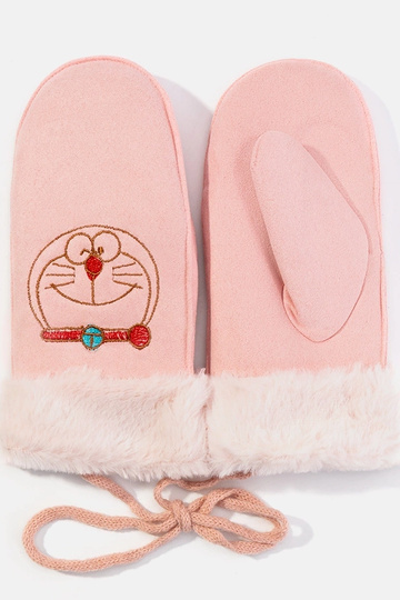 Luvas infantis Kitty Pink