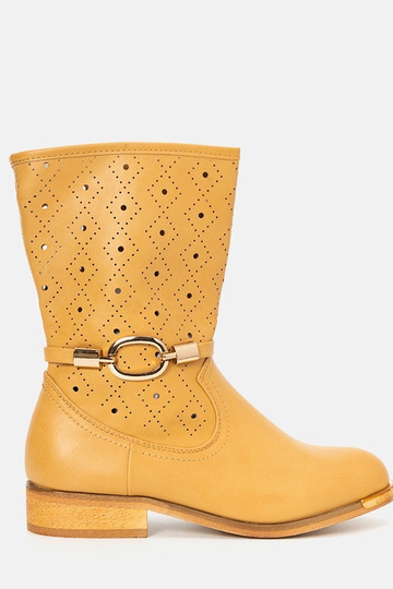 Botins infantis marrons...