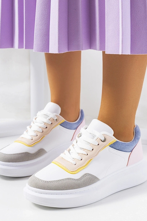 Tênis Feminino Branco Selma Azul