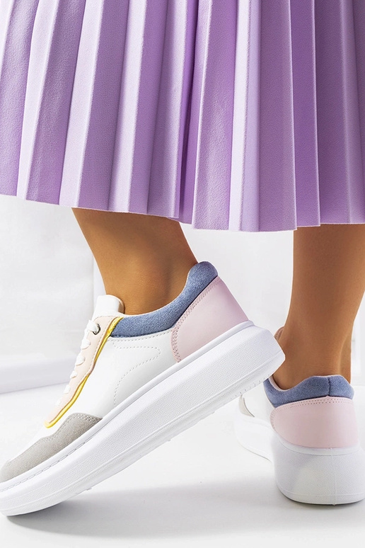 Tênis Feminino Branco Selma Azul