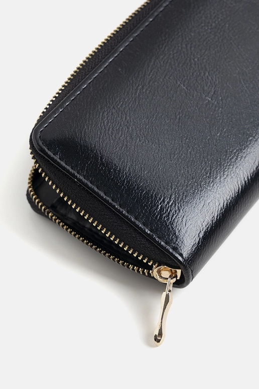 Carteira Starks Preta Metálica