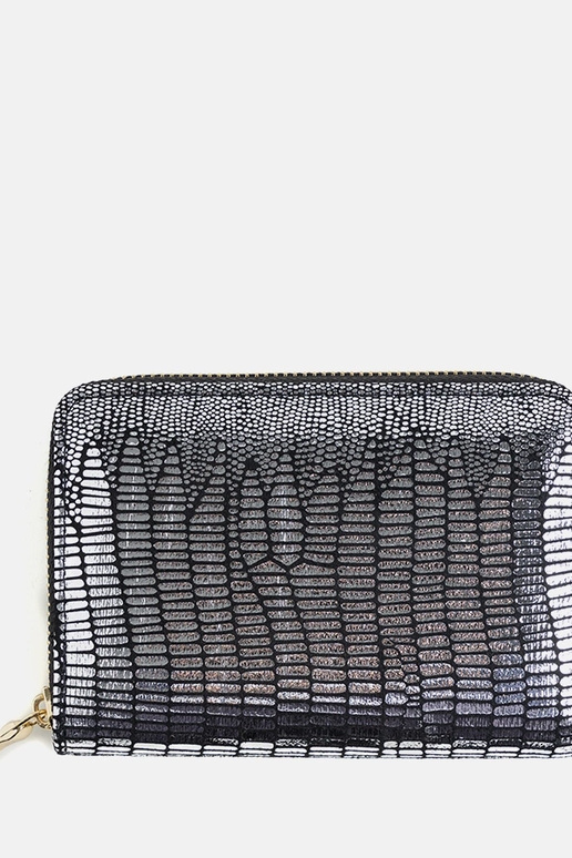 Carteira Decosta prata brilhante