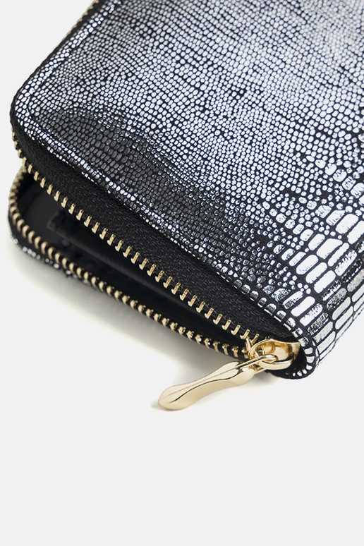 Carteira Decosta prata brilhante