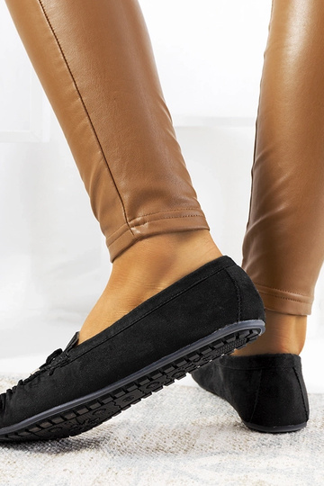 Mocassins pretos, "Shannon" 2