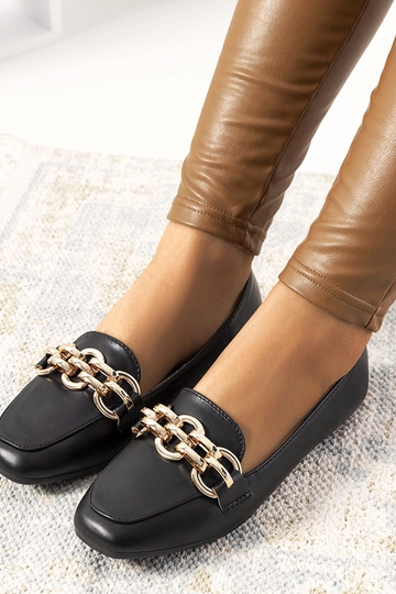 Mocassim preto Tillison Chain