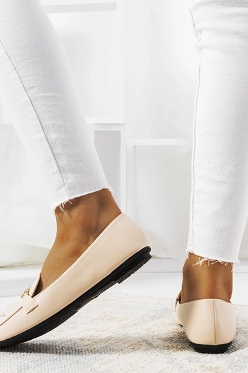 Mocassins Bege Milder Square Toe 2