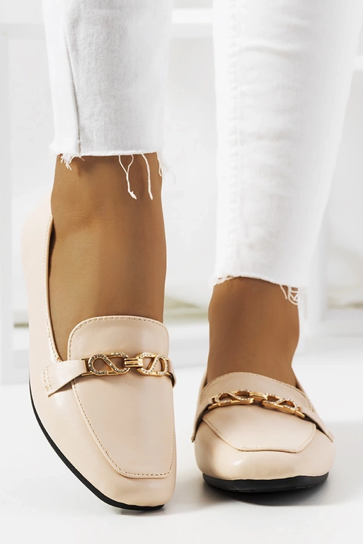 Mocassins Bege Milder Square Toe