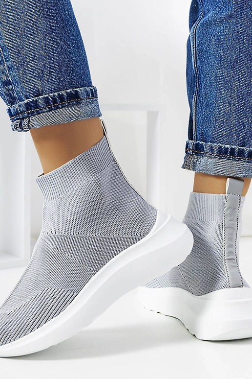 Tênis de cano alto cinza Jennifer's