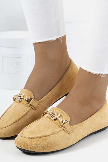 Mocassins Cardoso Fivela Bege