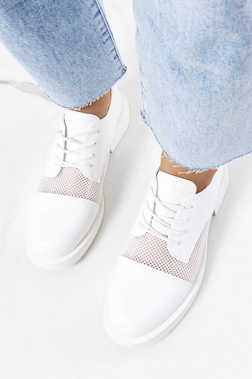 Sapatos brancos femininos, "Huard"