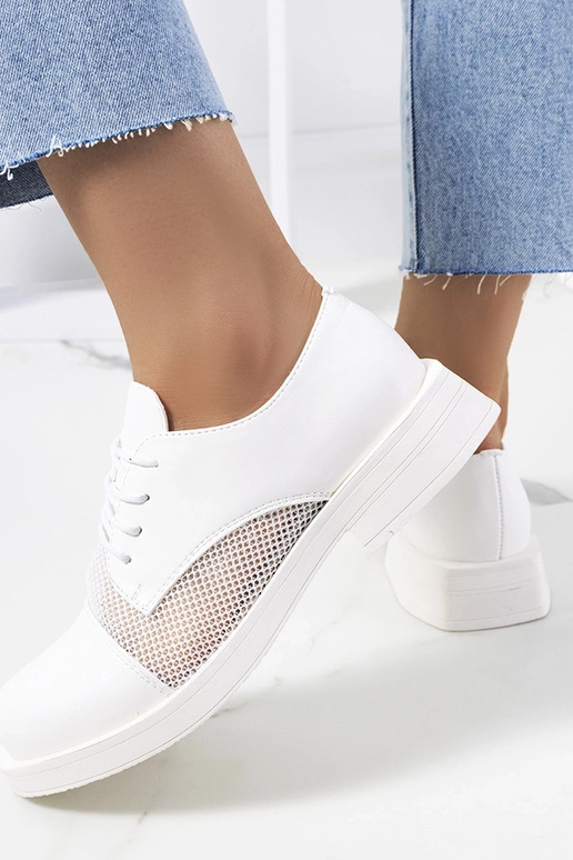 Sapatos brancos femininos, "Huard"