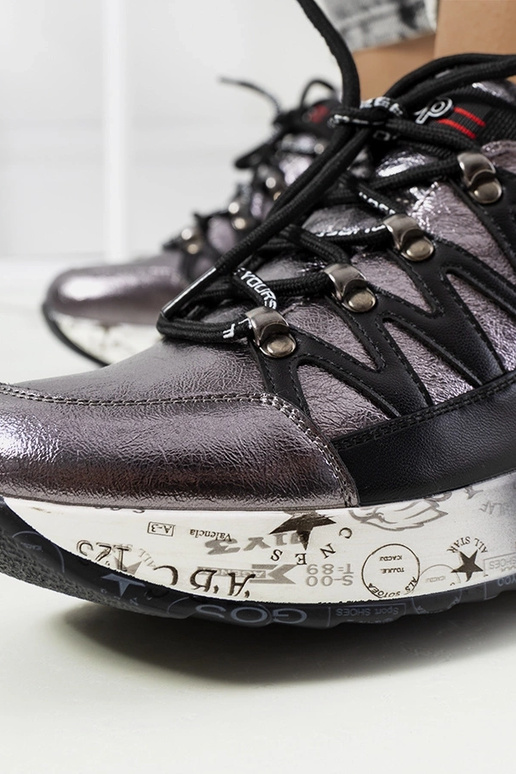 Tênis Ballard Cinza Metálico