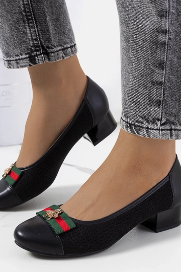Sapatos Seema Openwork Pretos