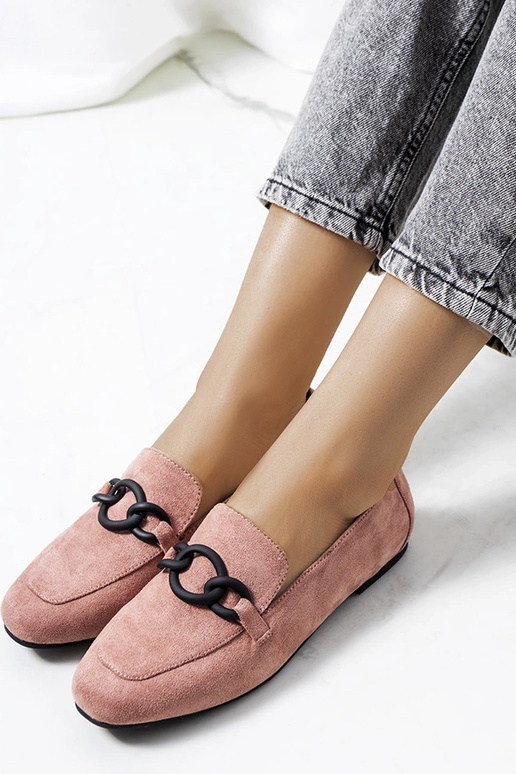 Botas de cano curto de couro Dante rosa