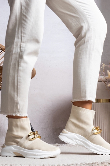 Tênis Taryn Bege Chain