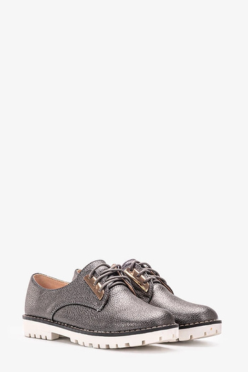 Sapatos infantis pretos brilhantes Runa 2