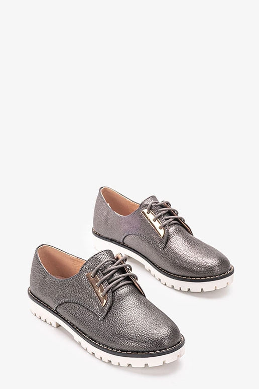 Sapatos infantis pretos brilhantes Runa