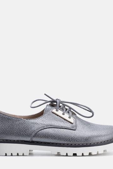 Sapatos infantis cinza brilhante Runa