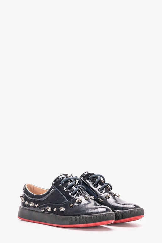 Tênis infantil Fatna em couro...