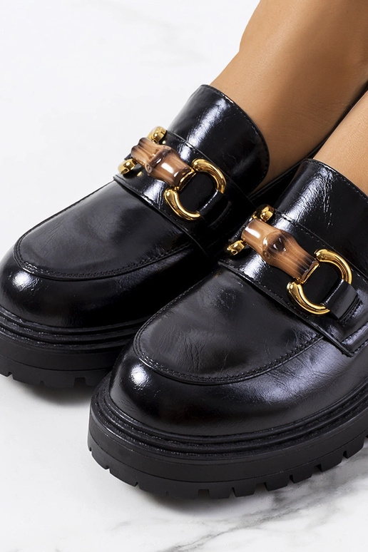 Mocassins pretos, "Kemze" Mocassins pretos, "Kemze"