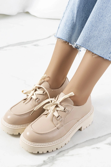 Botas de camurça femininas na cor areia, "Labour" 2