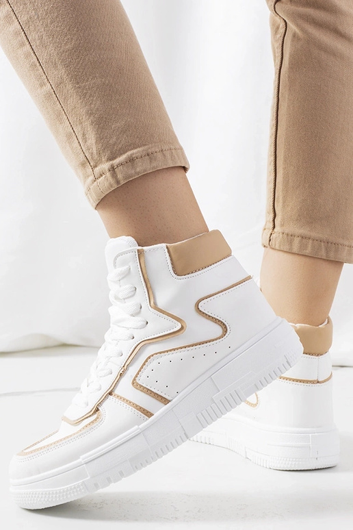 Tênis cano alto Roseda branco