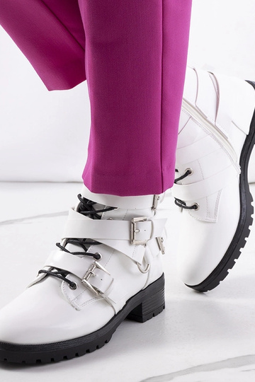 Botins Donsa brancos