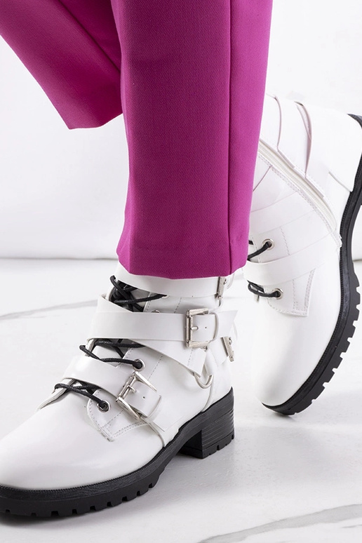 Botins Donsa brancos