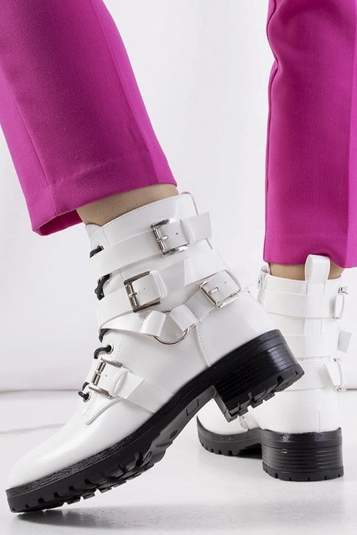 Botins Donsa brancos