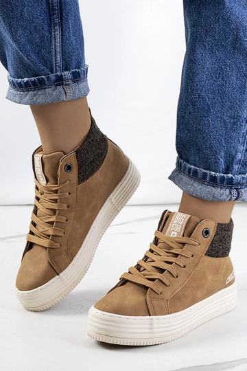 Botas de inverno marrons,...