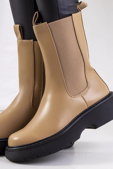 Botas de combate Willsden bege