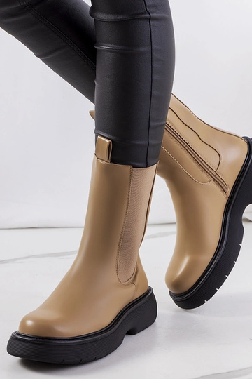 Botas de combate Willsden bege 2