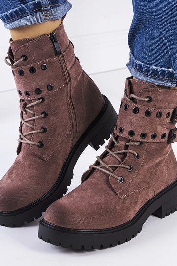 Botas de trekking marrons,...