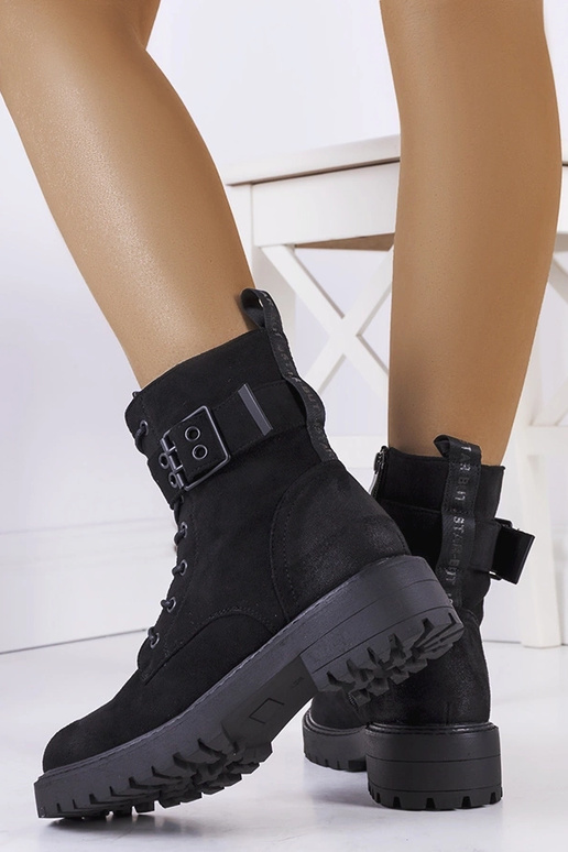 Botas femininas pretas Tarrin com...