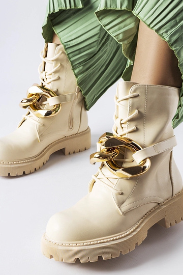 Botas de corrente Galar bege 2