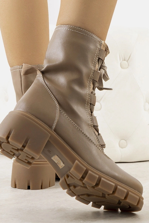 Botas femininas marrons, "Alcaraz"
