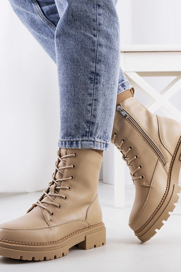 Botas de couro sintético...